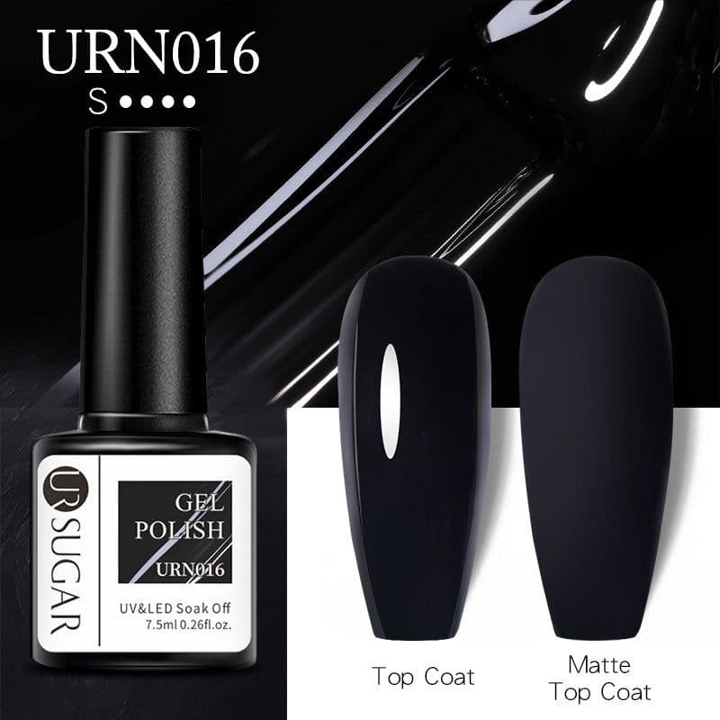 image-UR SUGAR Nail Polish Gel URN090 7.5ML Solid Color Phototherapy