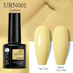 image-UR SUGAR Nail Polish Gel URN090 7.5ML Solid Color Phototherapy