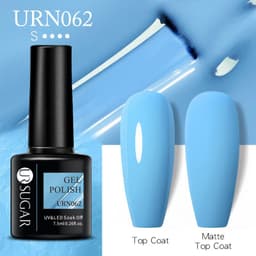 image-UR SUGAR Nail Polish Gel URN090 7.5ML Solid Color Phototherapy
