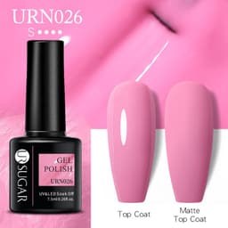 image-UR SUGAR Nail Polish Gel URN090 7.5ML Solid Color Phototherapy