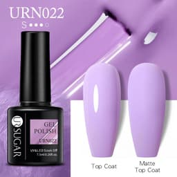 image-UR SUGAR Nail Polish Gel URN090 7.5ML Solid Color Phototherapy