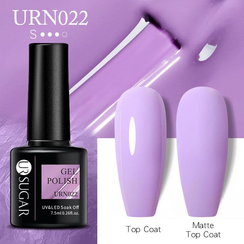 image-UR SUGAR Nail Polish Gel URN090 7.5ML Solid Color Phototherapy