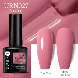 image-UR SUGAR Nail Polish Gel URN090 7.5ML Solid Color Phototherapy