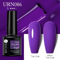 image-UR SUGAR Nail Polish Gel URN090 7.5ML Solid Color Phototherapy