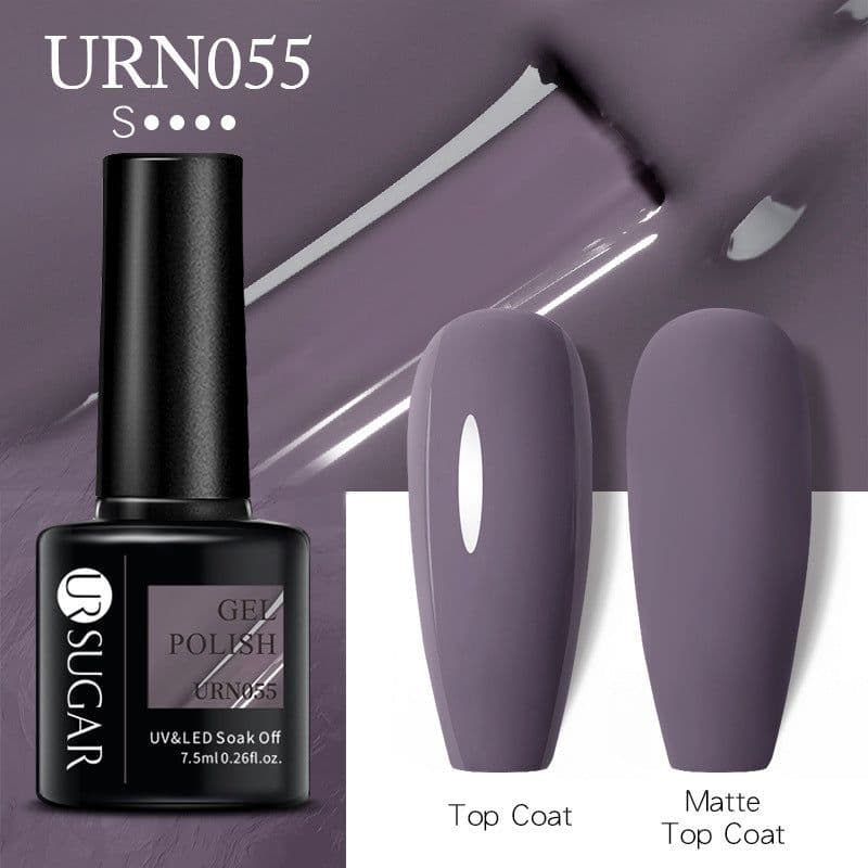image-UR SUGAR Nail Polish Gel URN090 7.5ML Solid Color Phototherapy
