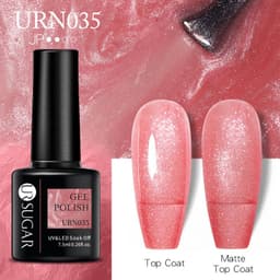 image-UR SUGAR Nail Polish Gel URN090 7.5ML Solid Color Phototherapy