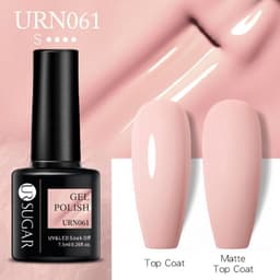 image-UR SUGAR Nail Polish Gel URN090 7.5ML Solid Color Phototherapy