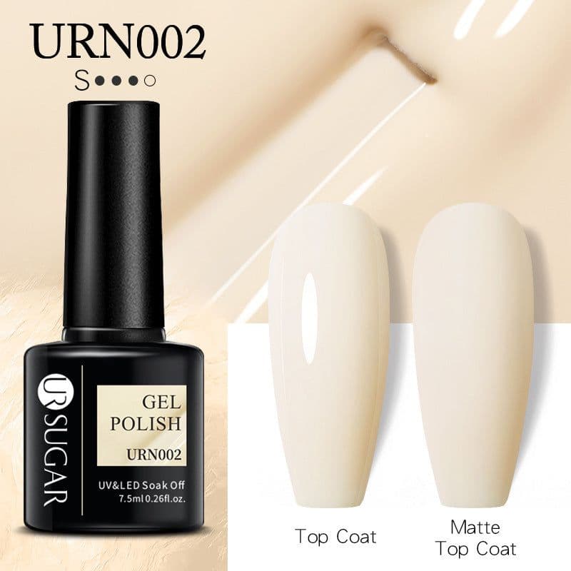 image-UR SUGAR Nail Polish Gel URN090 7.5ML Solid Color Phototherapy