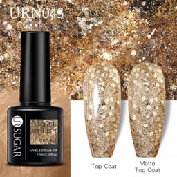 image-UR SUGAR Nail Polish Gel URN090 7.5ML Solid Color Phototherapy