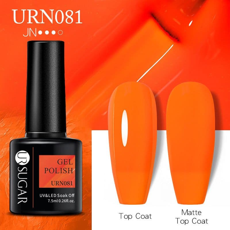 image-UR SUGAR Nail Polish Gel URN090 7.5ML Solid Color Phototherapy