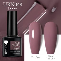 image-UR SUGAR Nail Polish Gel URN090 7.5ML Solid Color Phototherapy