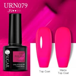 image-UR SUGAR Nail Polish Gel URN090 7.5ML Solid Color Phototherapy