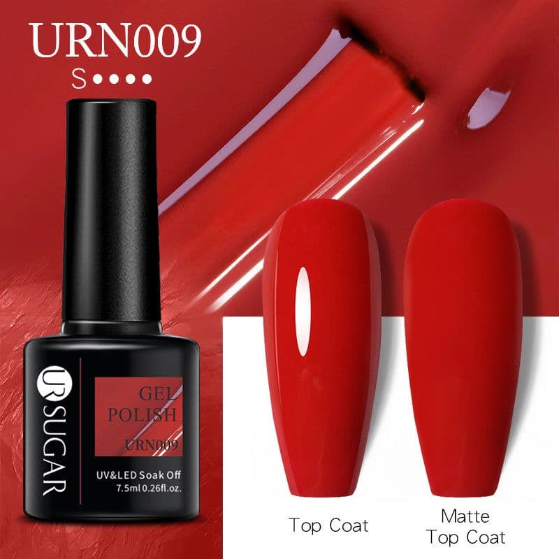 image-UR SUGAR Nail Polish Gel URN090 7.5ML Solid Color Phototherapy