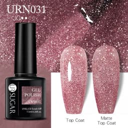 image-UR SUGAR Nail Polish Gel URN090 7.5ML Solid Color Phototherapy