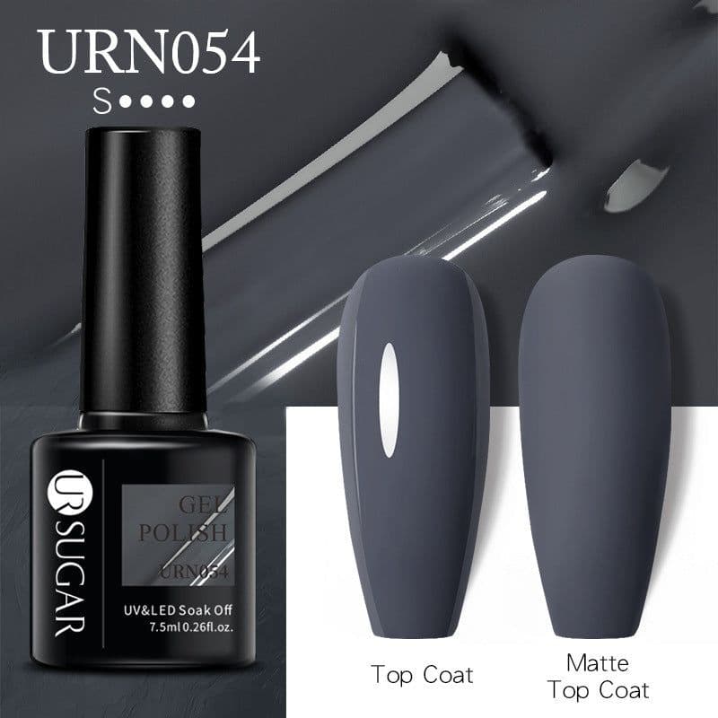 image-UR SUGAR Nail Polish Gel URN090 7.5ML Solid Color Phototherapy