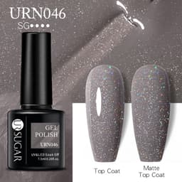 image-UR SUGAR Nail Polish Gel URN090 7.5ML Solid Color Phototherapy