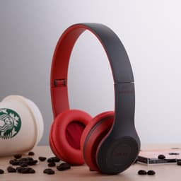 image-P47 Bluetooth Headset Wireless Foldable Noise Canceling