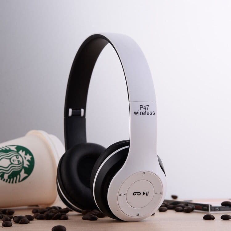 image-P47 Bluetooth Headset Wireless Foldable Noise Canceling