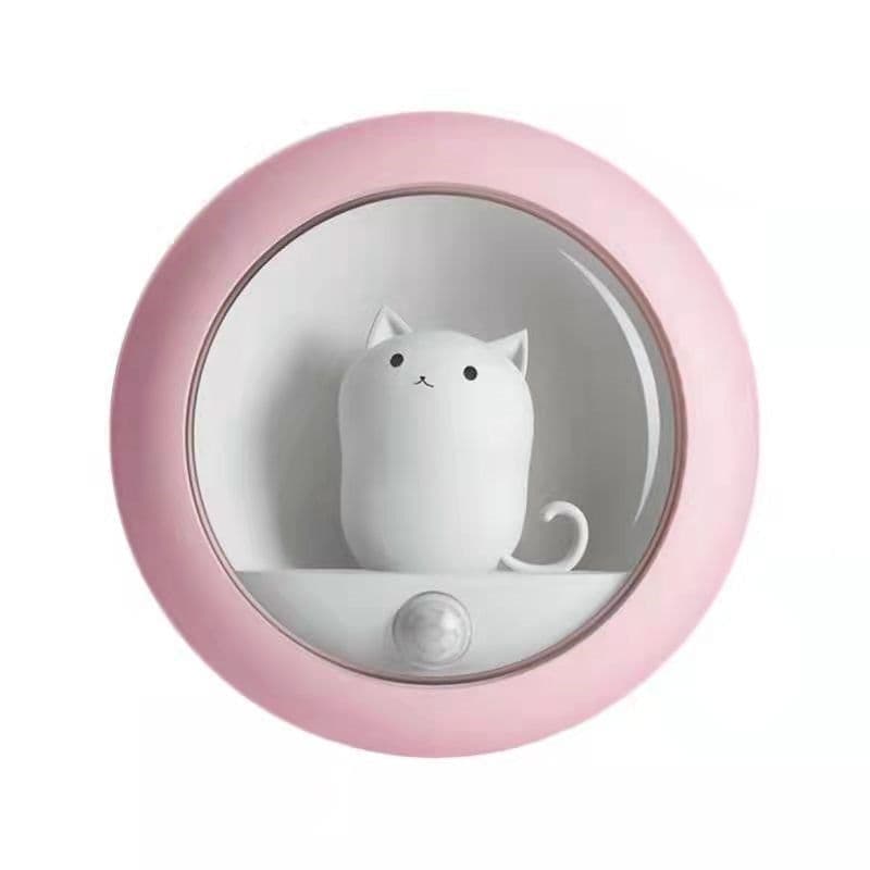 image-Little Night Cat Motion Sensor LED Night Light Rechargeable