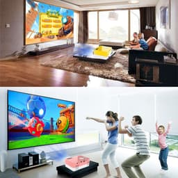image-SLG J15 Mini Projector Portable 480P Home Video Projector