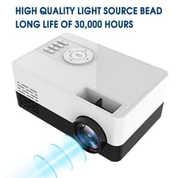image-SLG J15 Mini Projector Portable 480P Home Video Projector