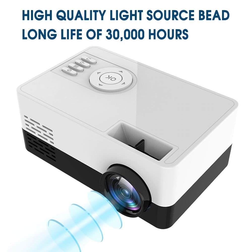 image-SLG J15 Mini Projector Portable 480P Home Video Projector