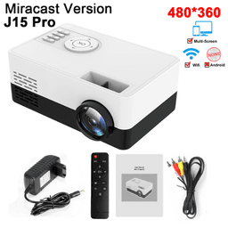 image-SLG J15 Mini Projector Portable 480P Home Video Projector