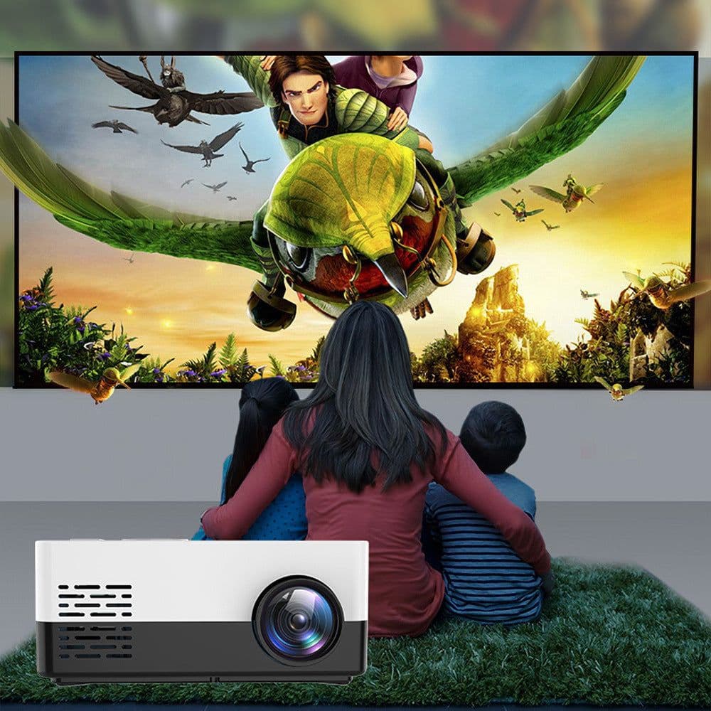 image-SLG J15 Mini Projector Portable 480P Home Video Projector