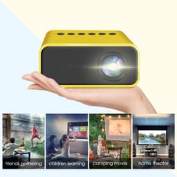 image-Mini Projector YZ03 YT500 Portable 72" Early Education Projector