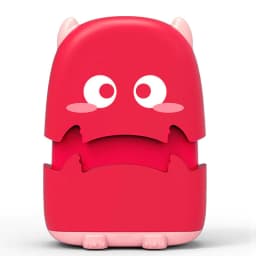 image-Children's Photosensitive Name Labels Cartoon Monster Design