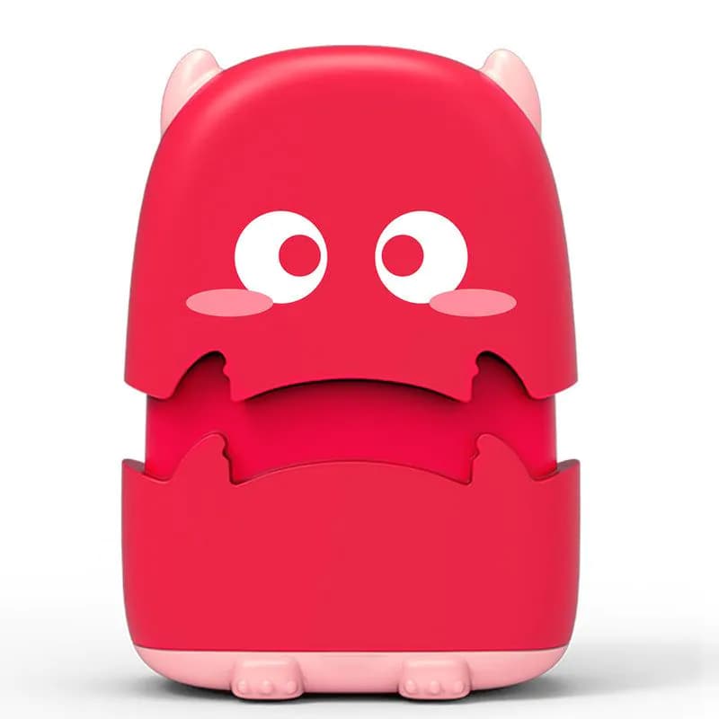image-Children's Photosensitive Name Labels Cartoon Monster Design