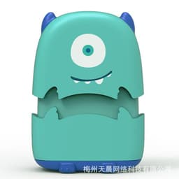 image-Children's Photosensitive Name Labels Cartoon Monster Design