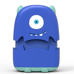 image-Children's Photosensitive Name Labels Cartoon Monster Design
