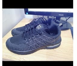 image-Women's Mesh Casual Shoes Low Heel Round Toe Color Match