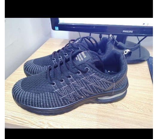 image-Women's Mesh Casual Shoes Low Heel Round Toe Color Match
