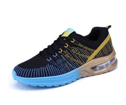 image-Women's Mesh Casual Shoes Low Heel Round Toe Color Match