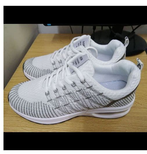 image-Women's Mesh Casual Shoes Low Heel Round Toe Color Match