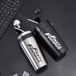 image-304 Stainless Steel Insulated Thermos Cup 500ml with Straw