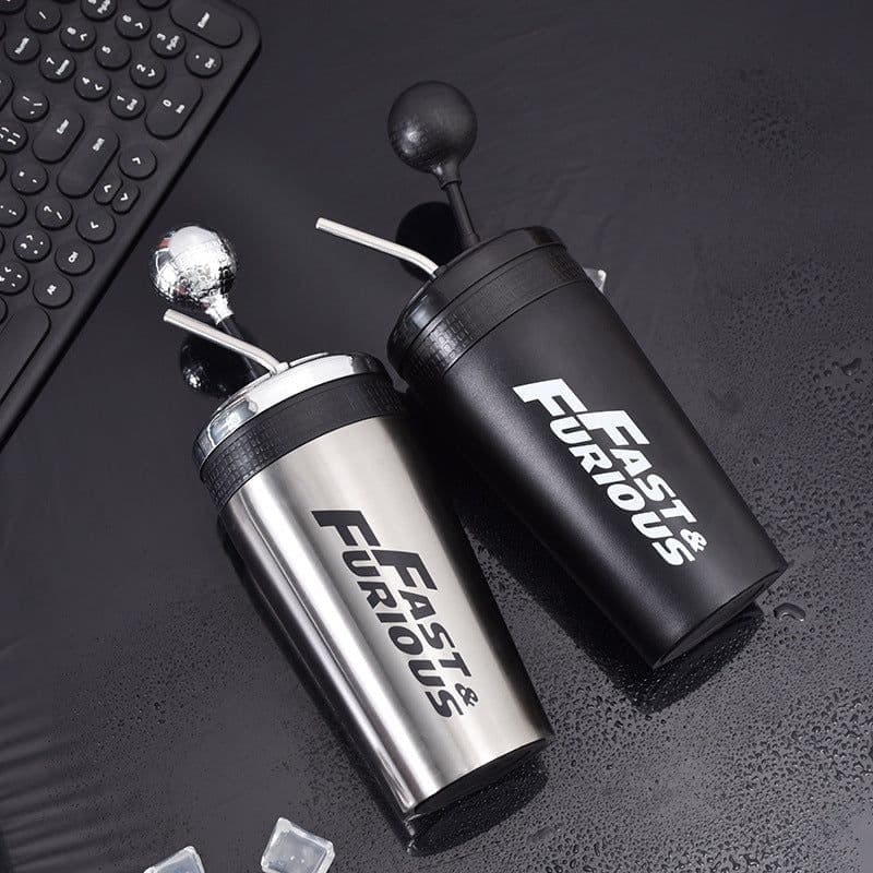 image-304 Stainless Steel Insulated Thermos Cup 500ml with Straw