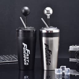 image-304 Stainless Steel Insulated Thermos Cup 500ml with Straw