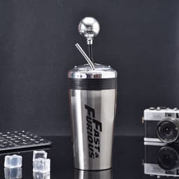 image-304 Stainless Steel Insulated Thermos Cup 500ml with Straw