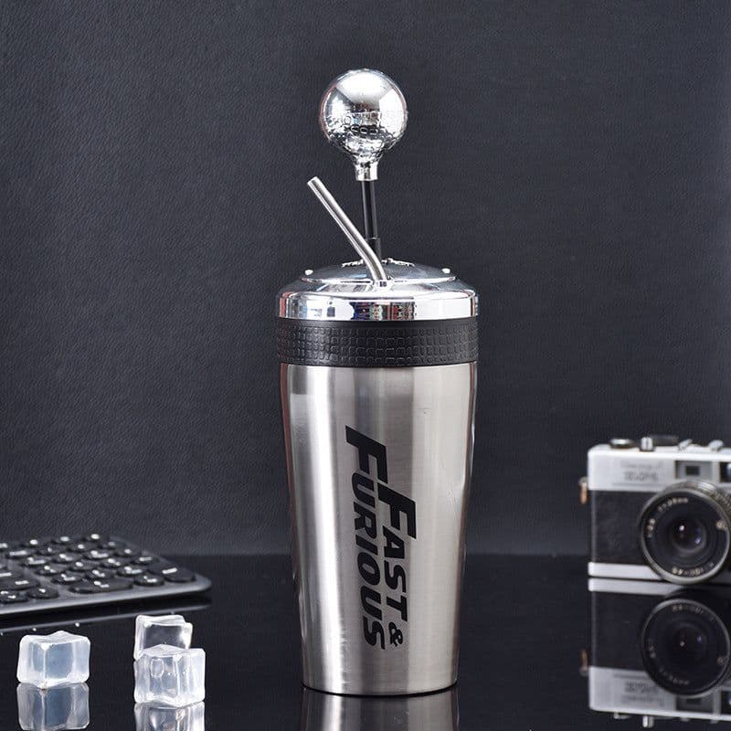 image-304 Stainless Steel Insulated Thermos Cup 500ml with Straw