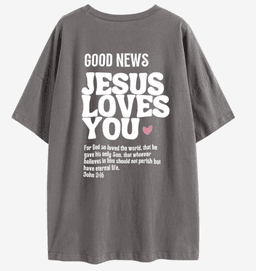 image-Women's Letter Print Round Neck Short Sleeve Casual T-Shirt