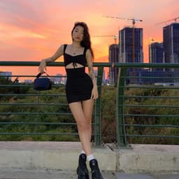 image-ZSIIBO Women's V-Neck Sleeveless Bodycon Dress Black