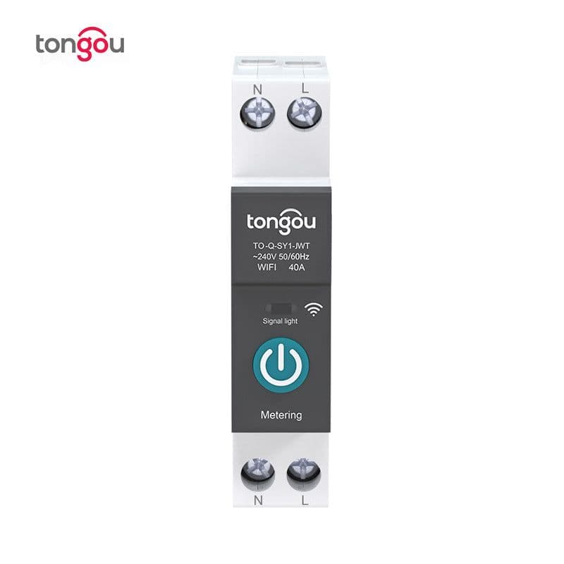 image-Tuya WiFi Smart Circuit Breaker 1P+N 63A Remote Control MCB