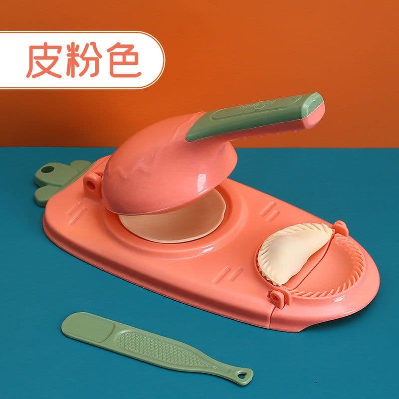 image-Manual Dumpling Maker Press Kitchen Tool Green