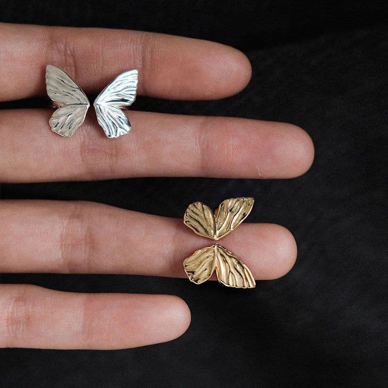 image-Fashion Butterfly Ring Adjustable Index Finger Statement Ring