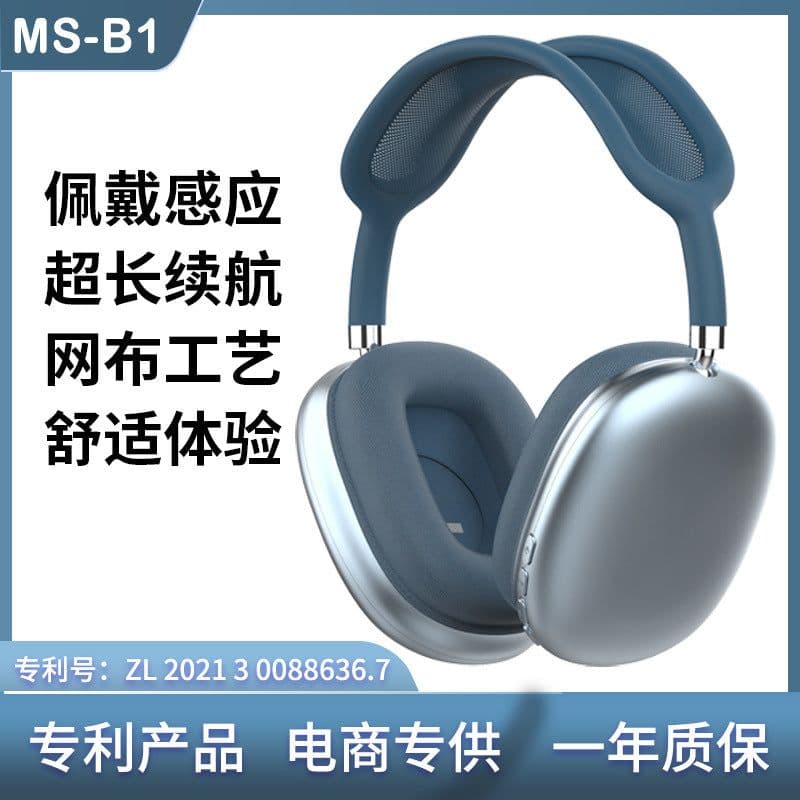 image-Wireless Bluetooth Headset 5.0 with Wearing Induction Stereo