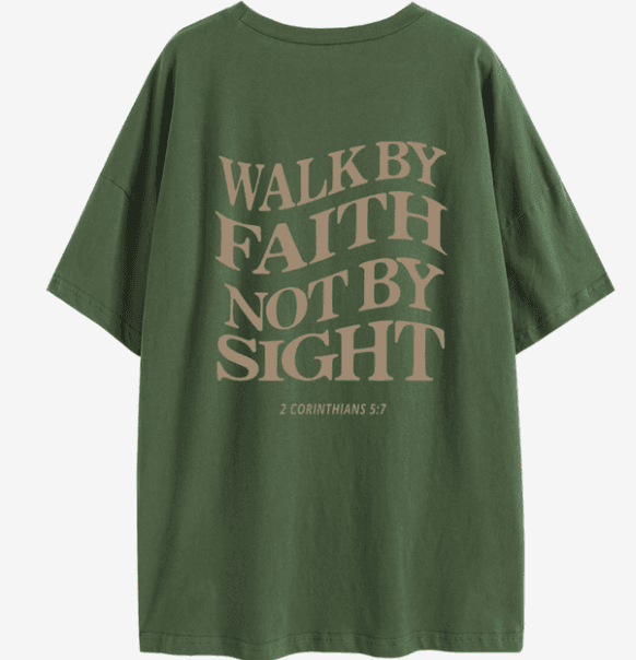 image-Men's Cotton Printed T-Shirt Short Sleeve Loose Fit Round Neck