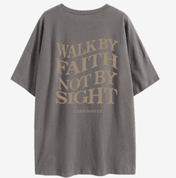 image-Men's Cotton Printed T-Shirt Short Sleeve Loose Fit Round Neck